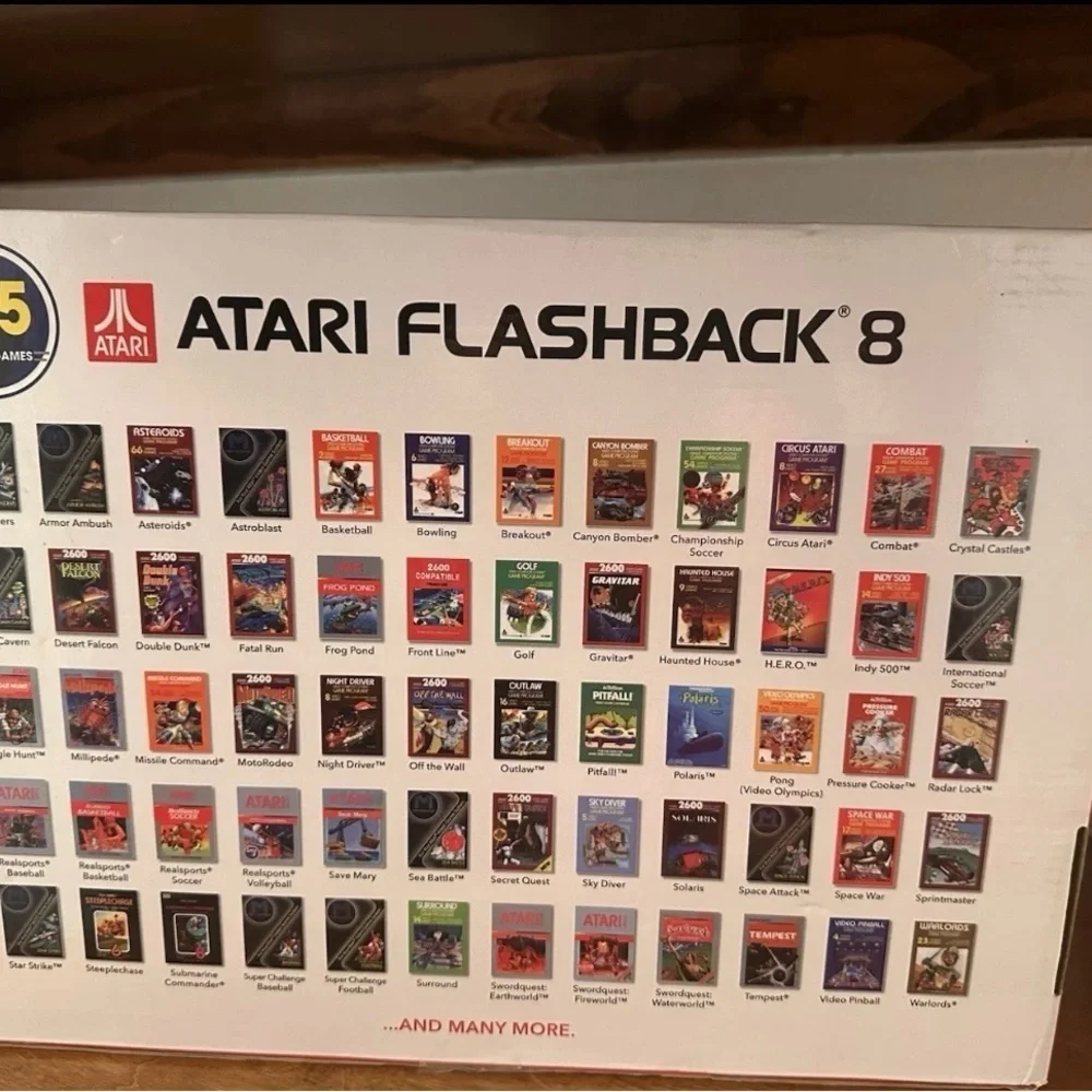 Atari Red Retro Gaming Console